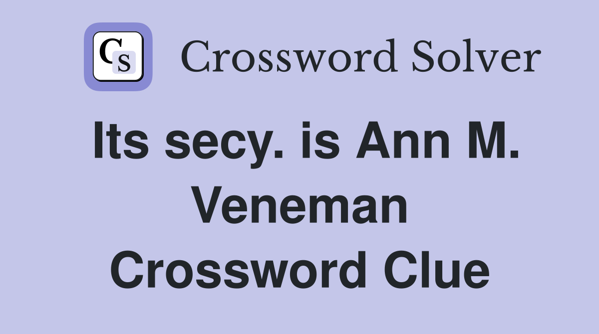 Its secy. is Ann M. Veneman Crossword Clue