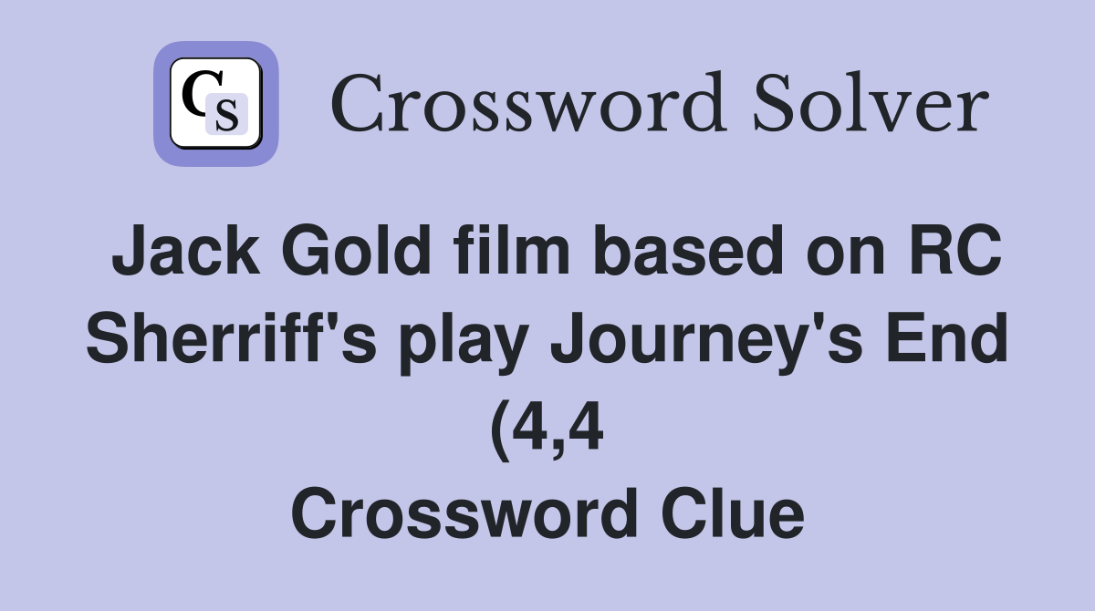 Jack Gold film based on RC Sherriff #39 s play Journey #39 s End (4 4 Jack Gold film based on RC Sherriff #39 s play Journey #39 s End (4 4