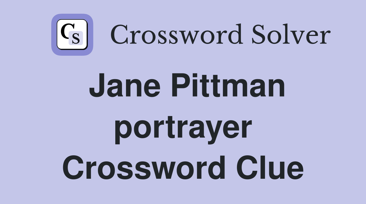 Jane Pittman portrayer Crossword Clue