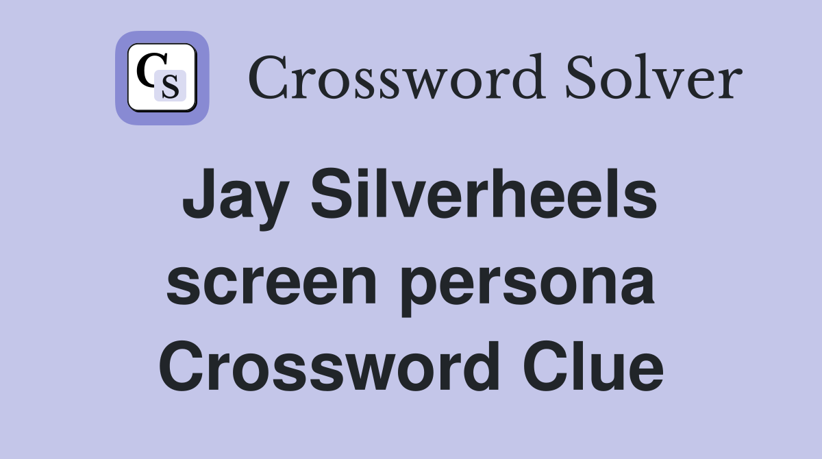 Jay Silverheels screen persona Crossword Clue