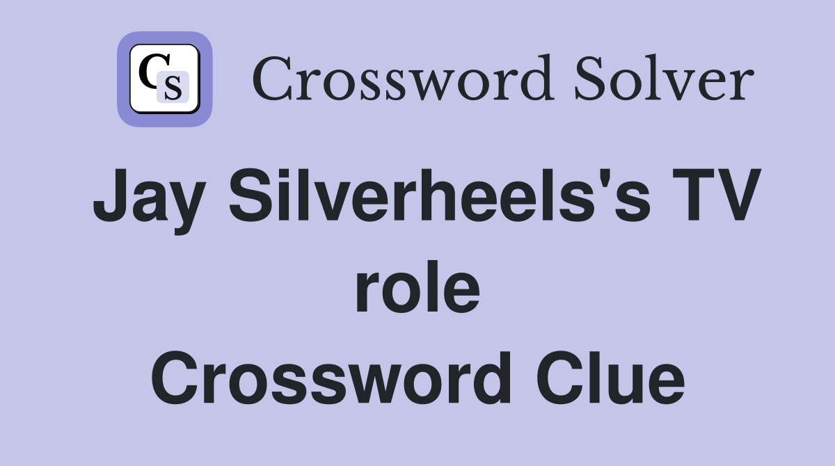 Jay Silverheels's TV role Crossword Clue