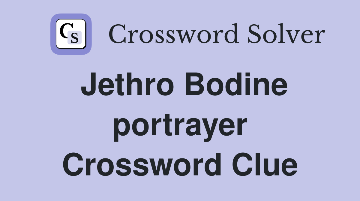 Jethro Bodine portrayer Crossword Clue
