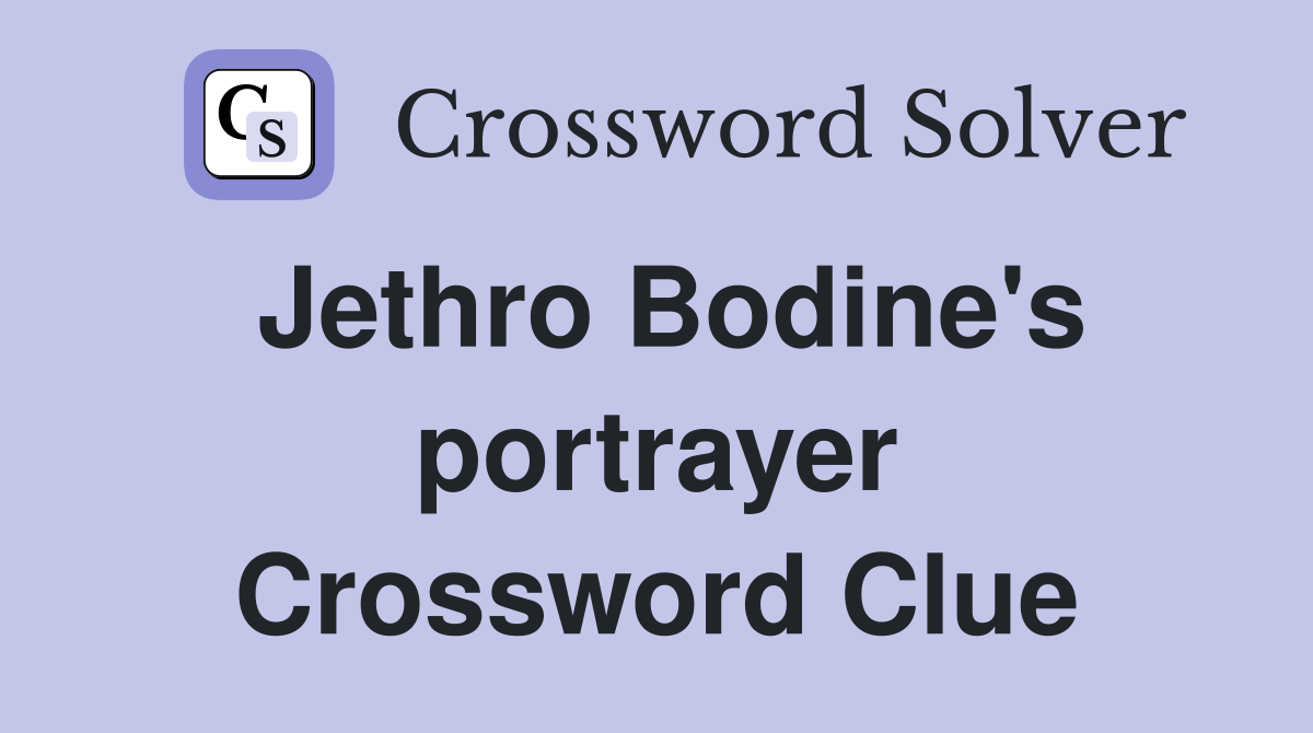 Jethro Bodine's portrayer Crossword Clue