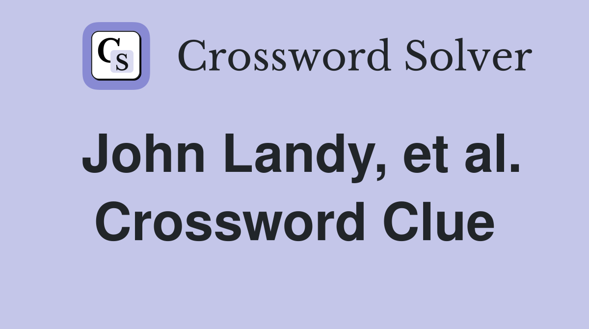 John Landy, et al. Crossword Clue