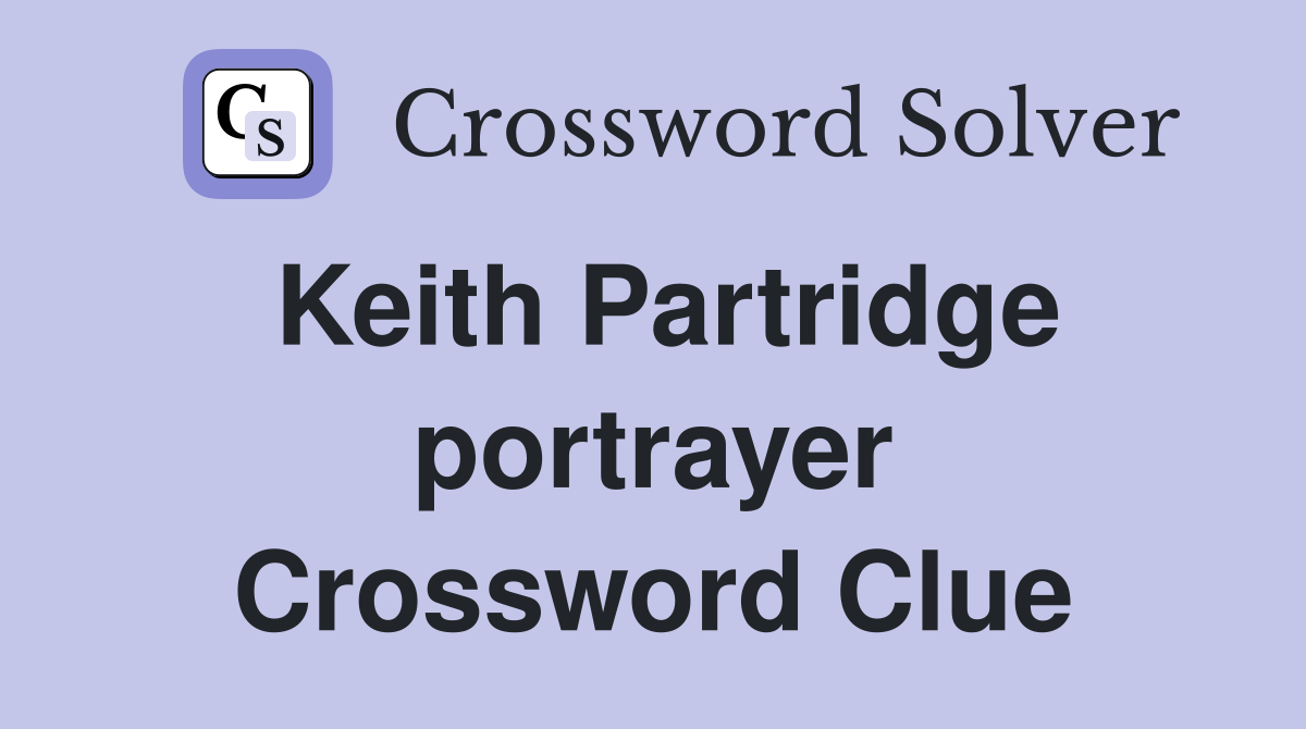 Keith Partridge portrayer Crossword Clue