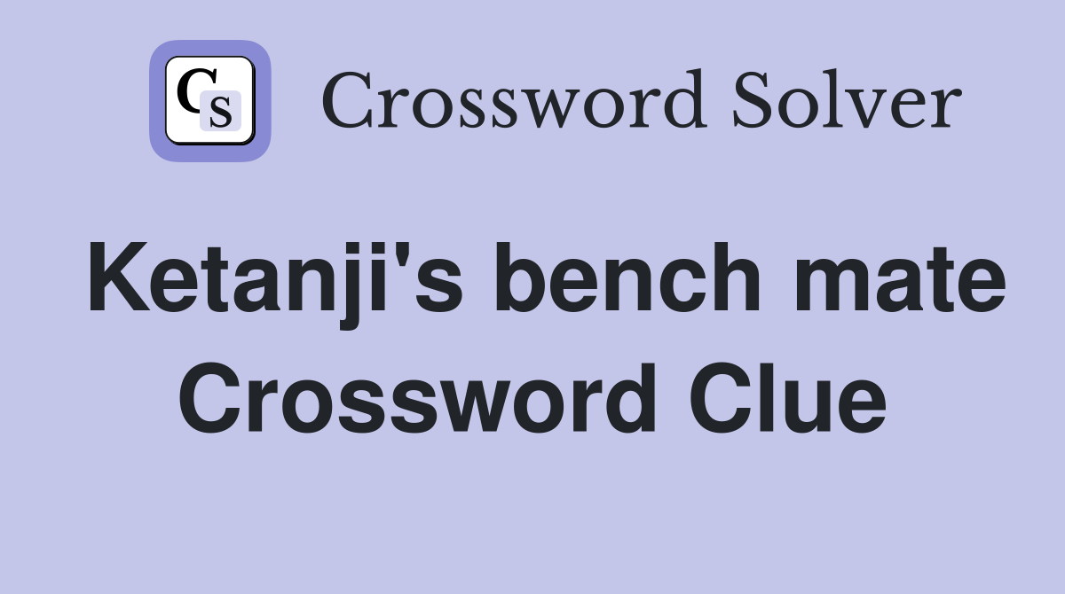 Ketanji's bench mate Crossword Clue