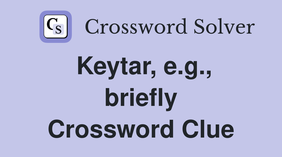 Keytar, e.g., briefly Crossword Clue