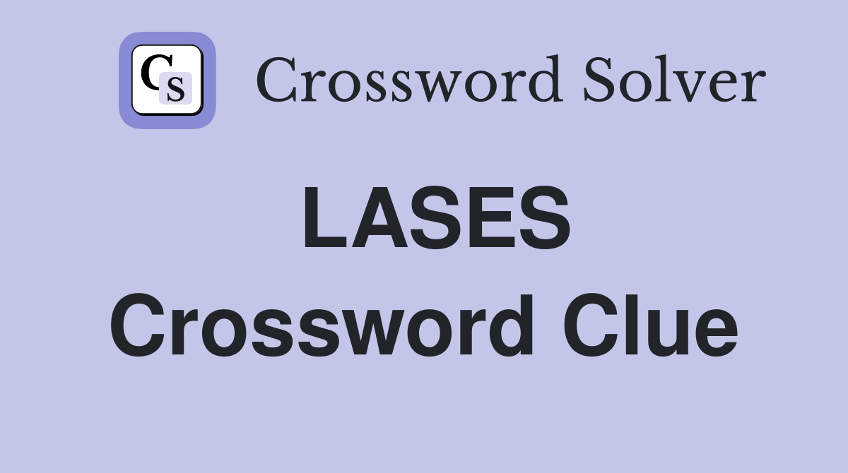 LASES Crossword Clue