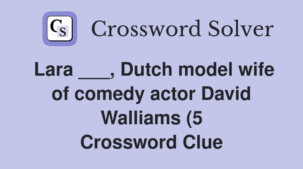 Lara Dutch model wife of comedy actor David Walliams (5 Lara Dutch model wife of comedy actor David Walliams (5
