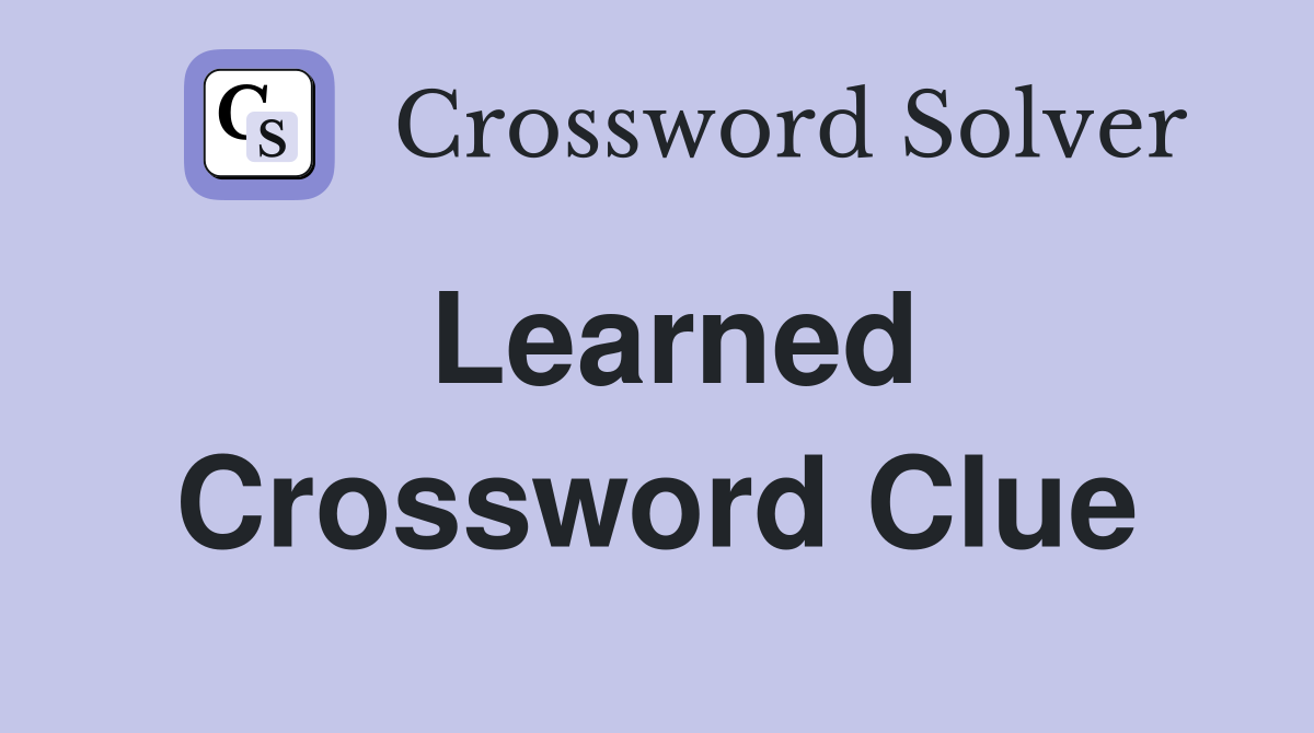 long learned essay crossword clue