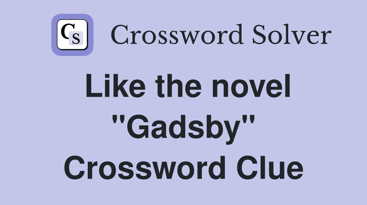 Like the novel "Gadsby" Crossword Clue