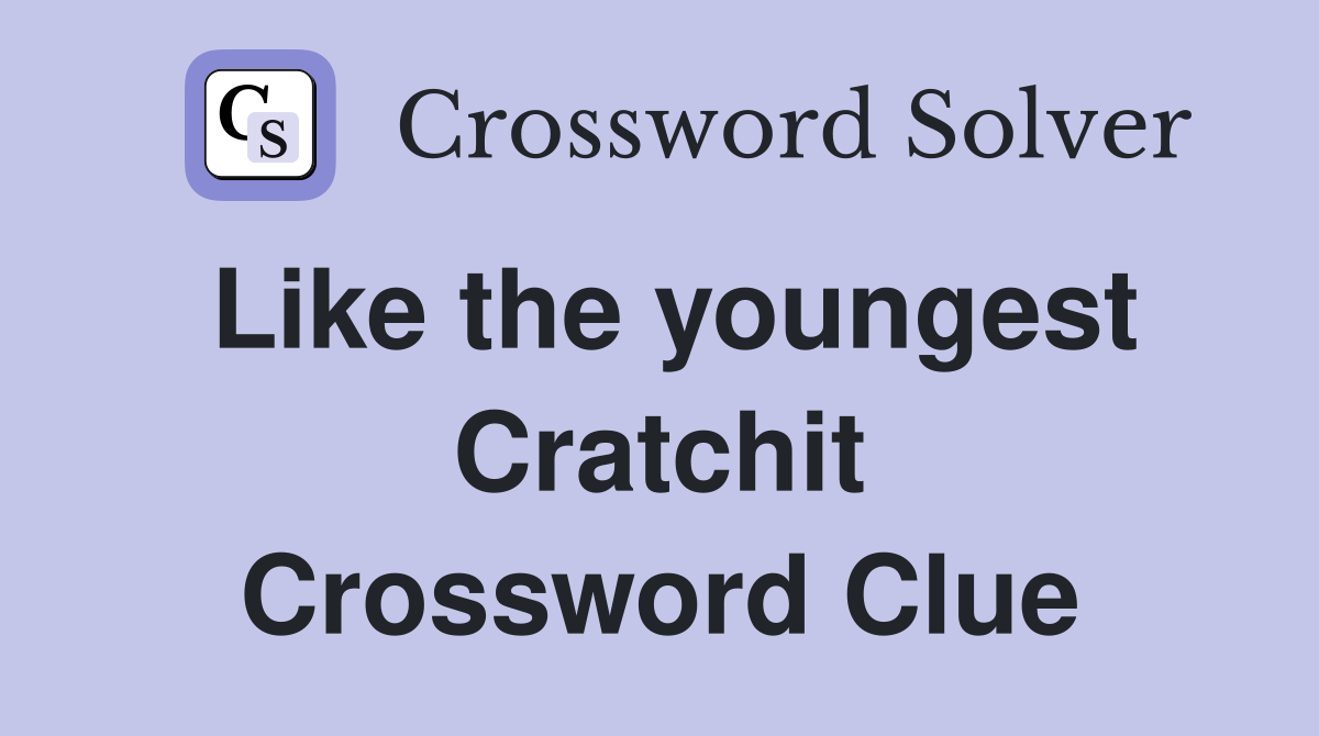 Like the youngest Cratchit Crossword Clue