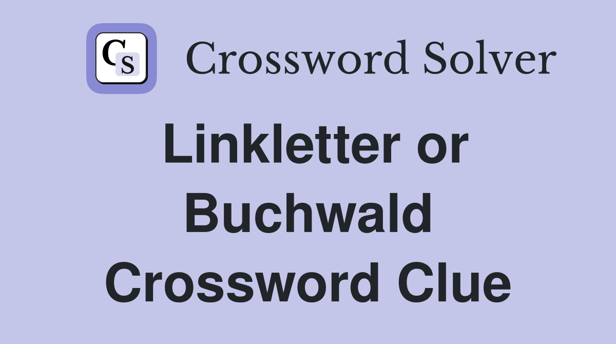 Linkletter or Buchwald Crossword Clue