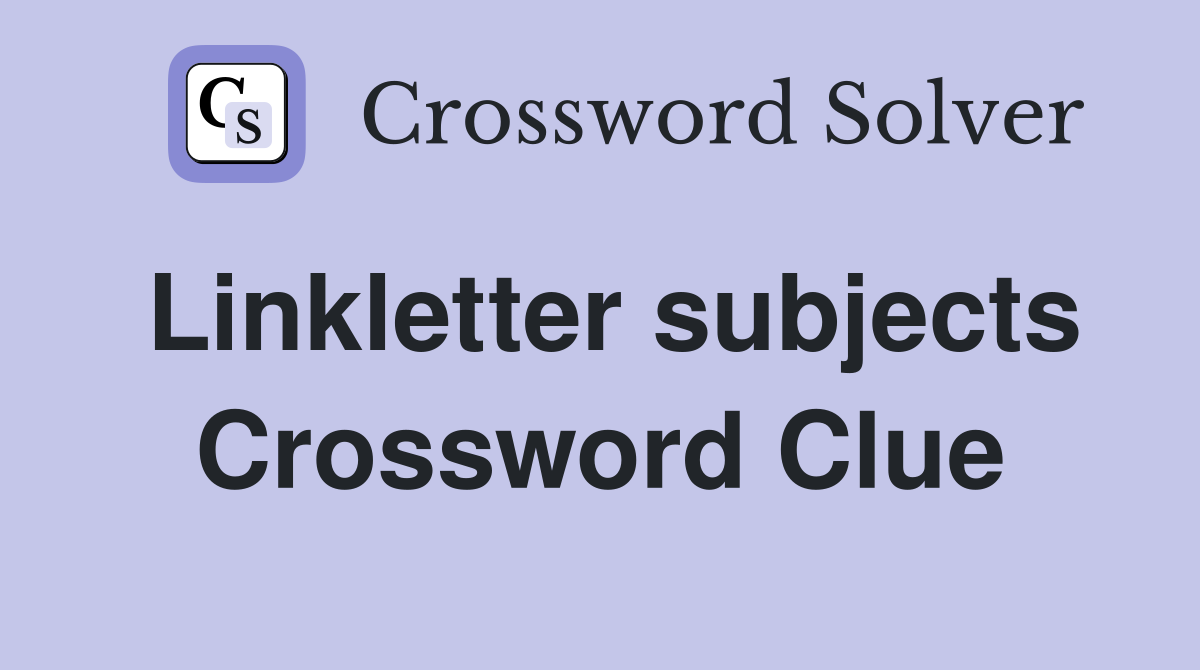 Linkletter subjects Crossword Clue