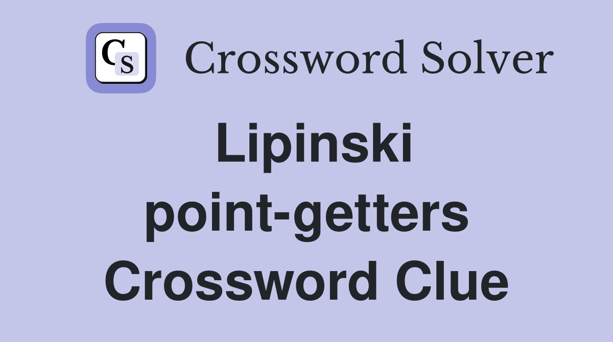 Lipinski point-getters Crossword Clue