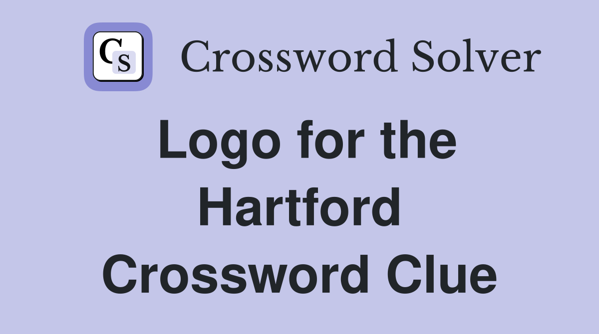 Logo for the Hartford Crossword Clue