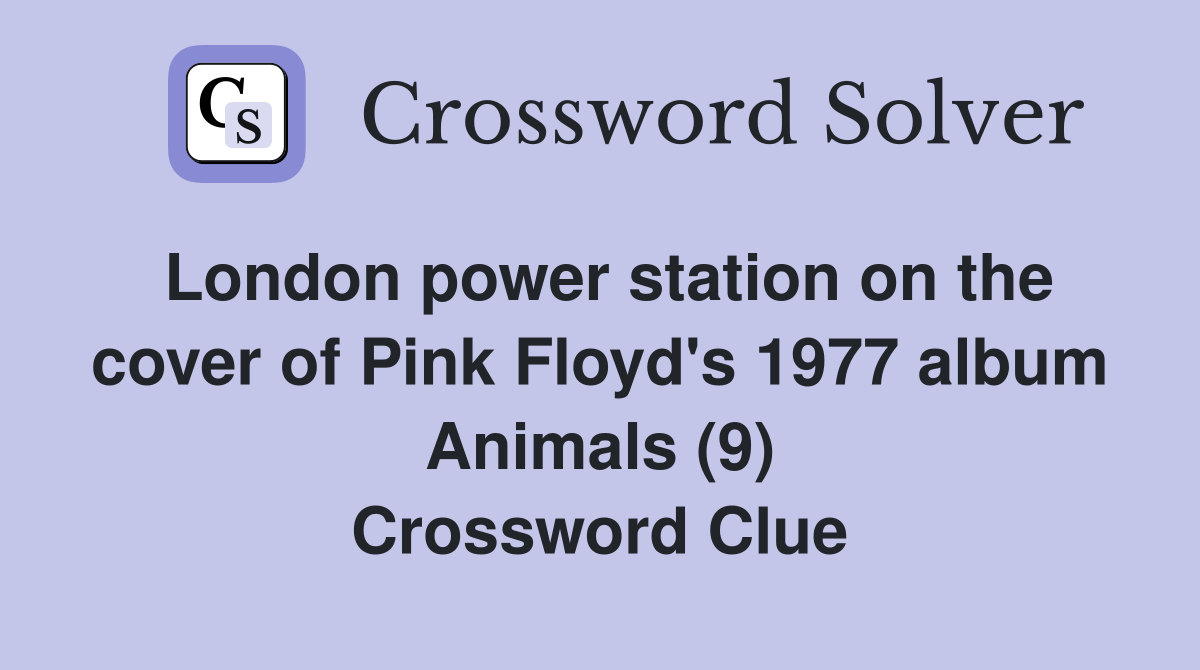London power station on the cover of Pink Floyd #39 s 1977 album Animals (9