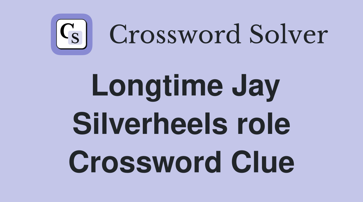Longtime Jay Silverheels role Crossword Clue
