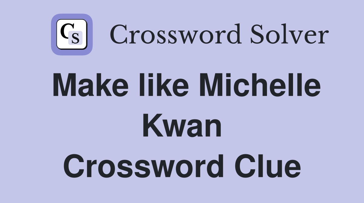 Make like Michelle Kwan Crossword Clue