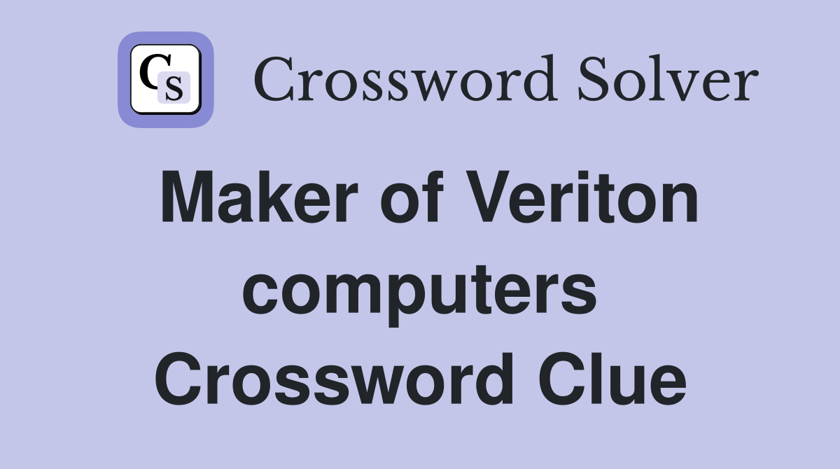 Maker of Veriton computers Crossword Clue