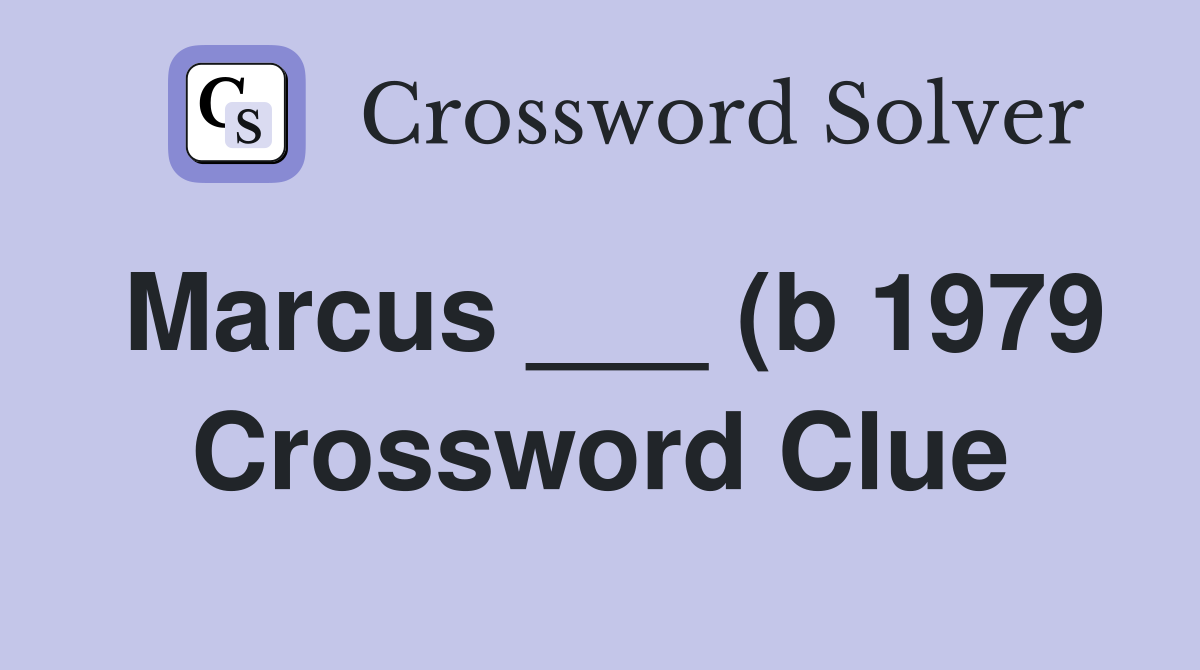 Marcus (b 1979) Australian Test cricketer (5) Crossword Clue Marcus (b 1979) Australian Test cricketer (5) Crossword Clue