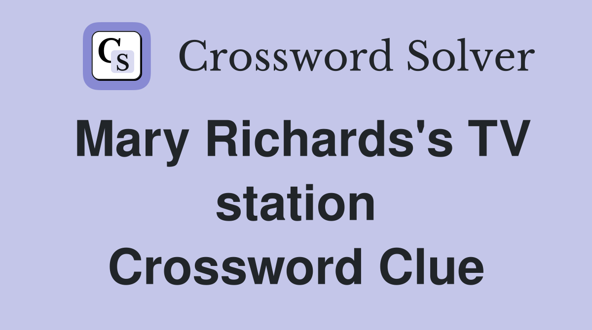 Mary Richards's TV station Crossword Clue