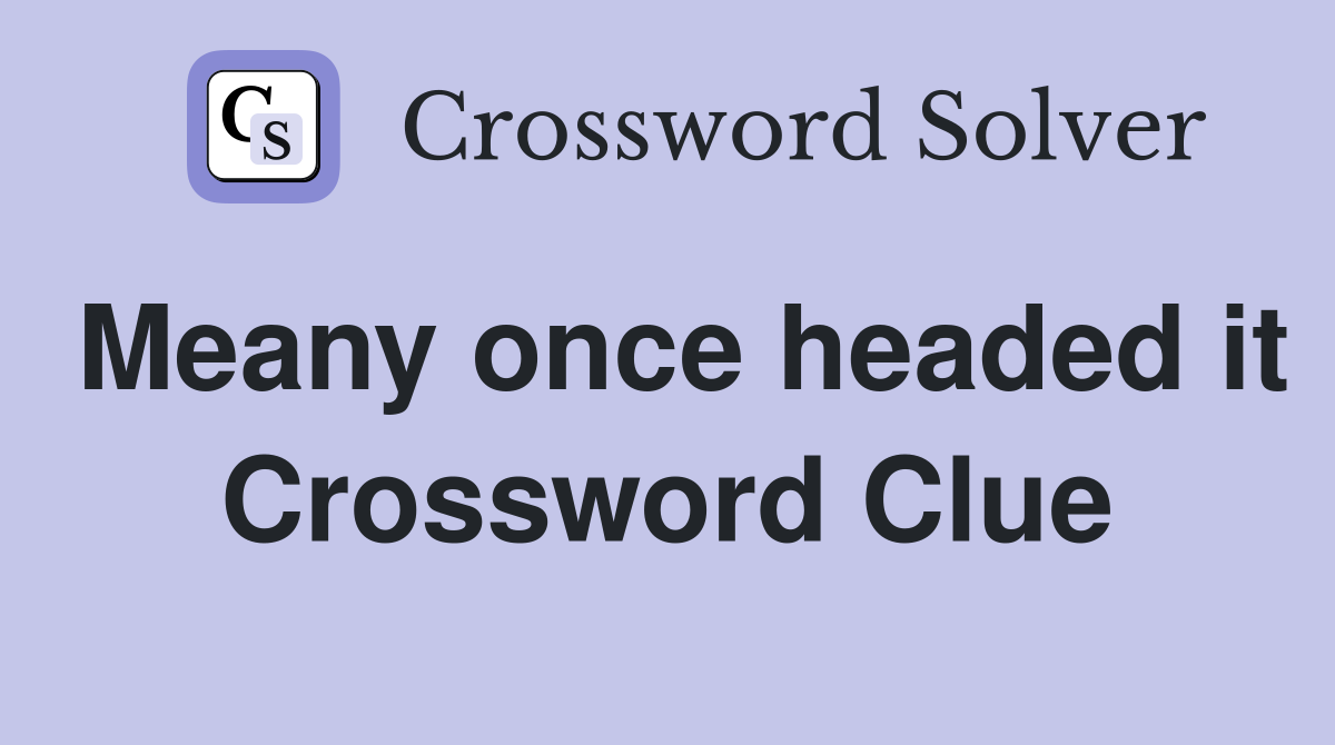 Meany once headed it Crossword Clue