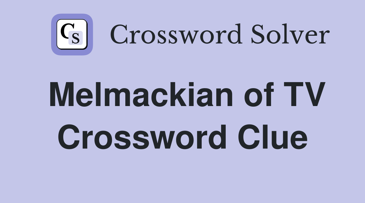 Melmackian of TV Crossword Clue