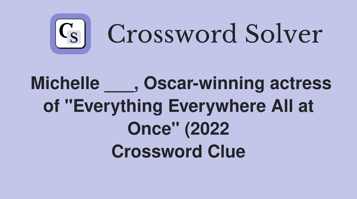 Michelle Oscar winning actress of quot Everything Everywhere All at Michelle Oscar winning actress of quot Everything Everywhere All at