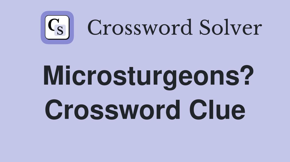 Microsturgeons? Crossword Clue