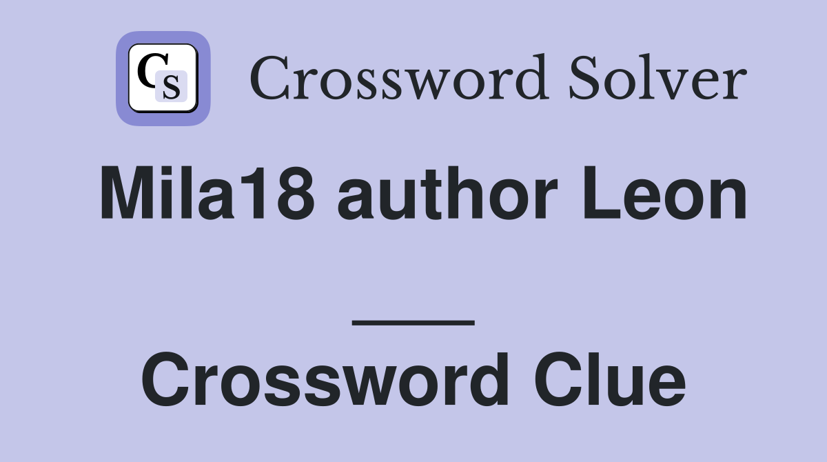 Mila18 author Leon ___ Crossword Clue