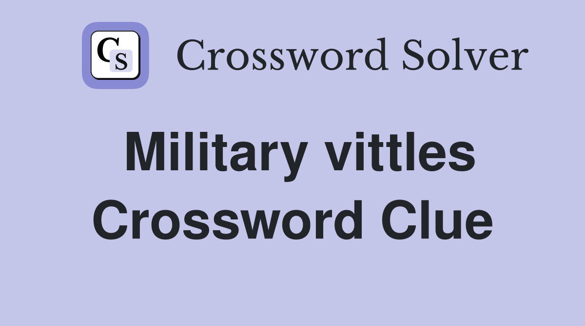 Military vittles Crossword Clue
