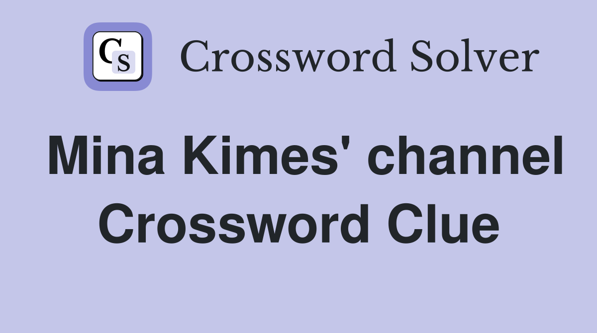 Mina Kimes' channel Crossword Clue
