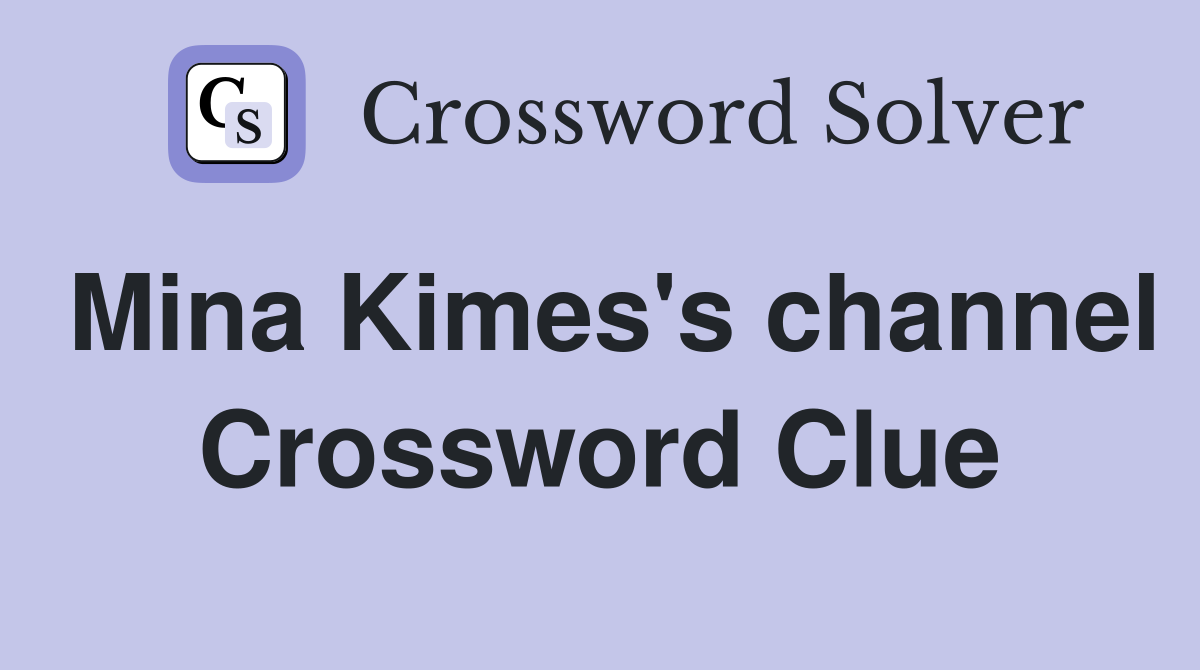 Mina Kimes's channel Crossword Clue