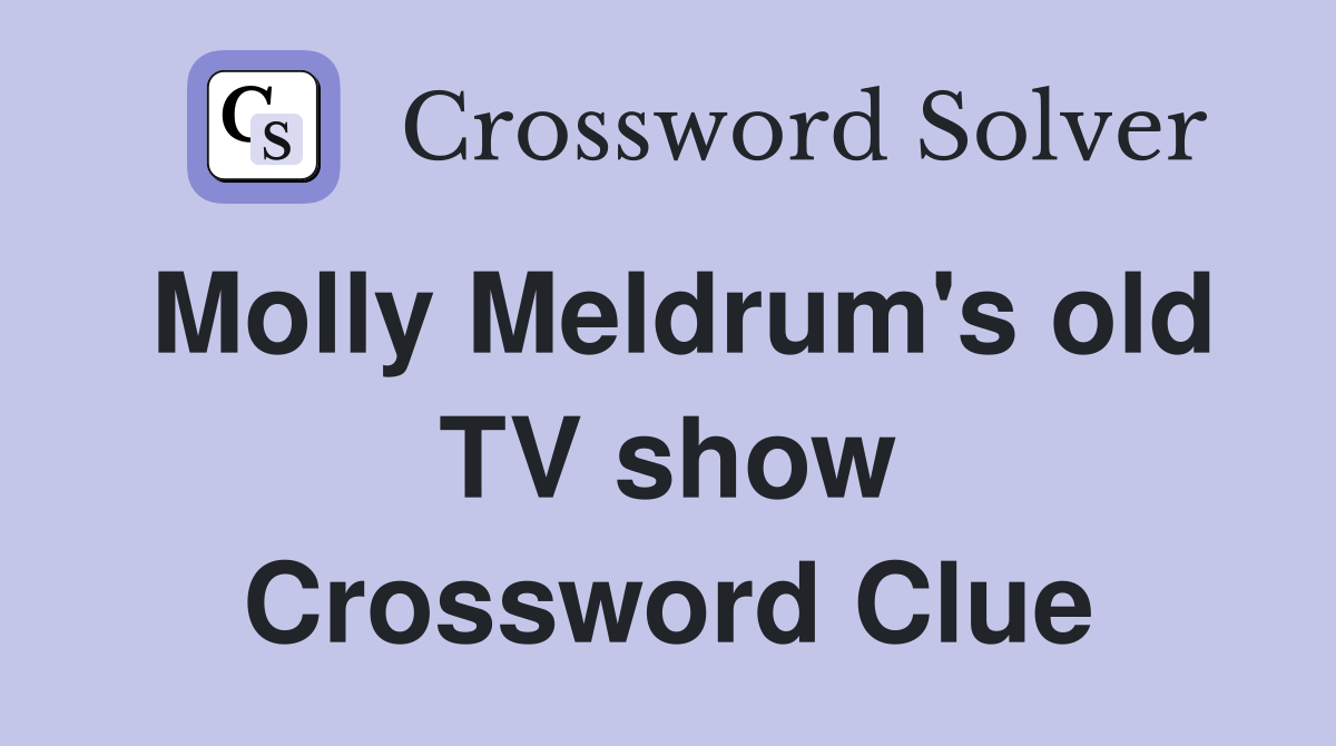 Molly Meldrum's old TV show Crossword Clue
