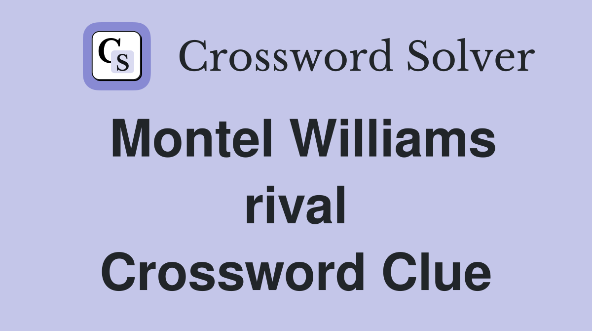 Montel Williams rival Crossword Clue
