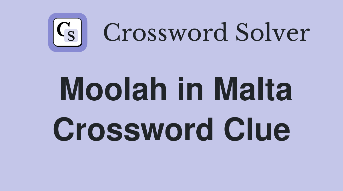 Moolah in Malta Crossword Clue