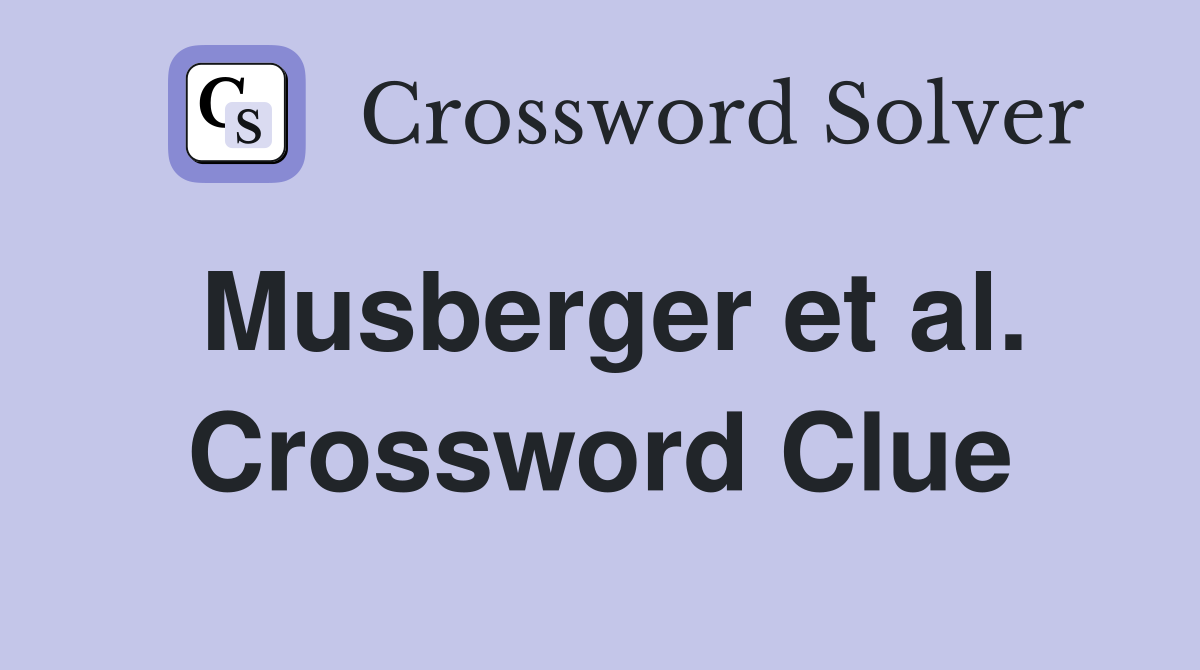 Musberger et al. Crossword Clue