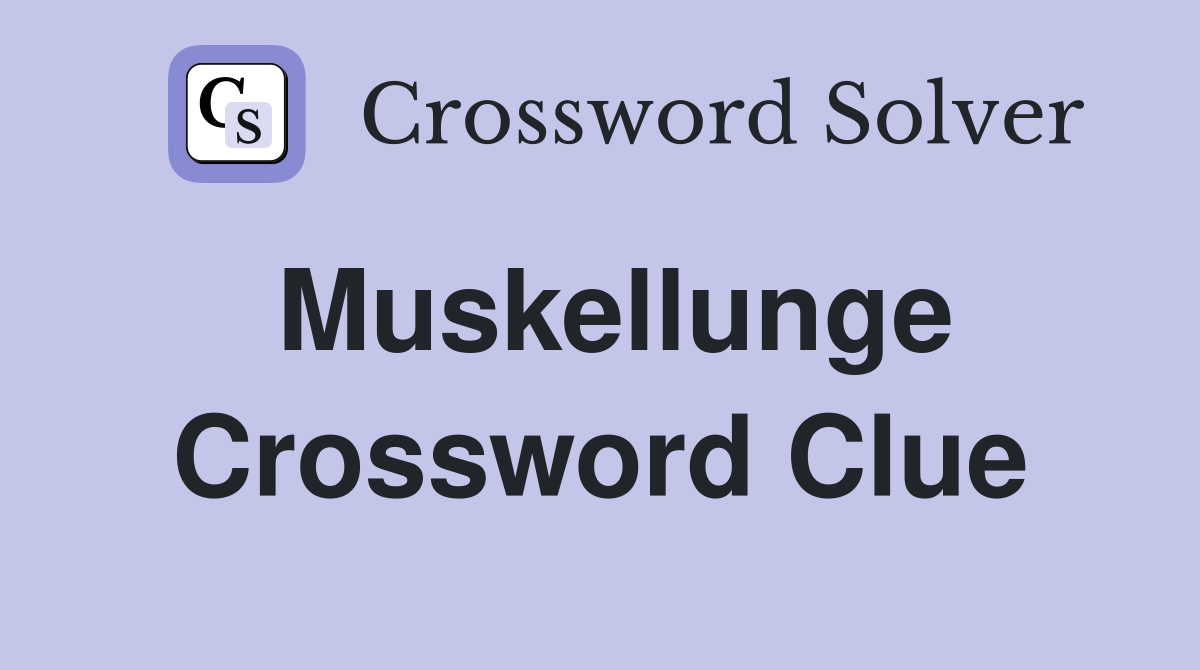 Muskellunge Crossword Clue