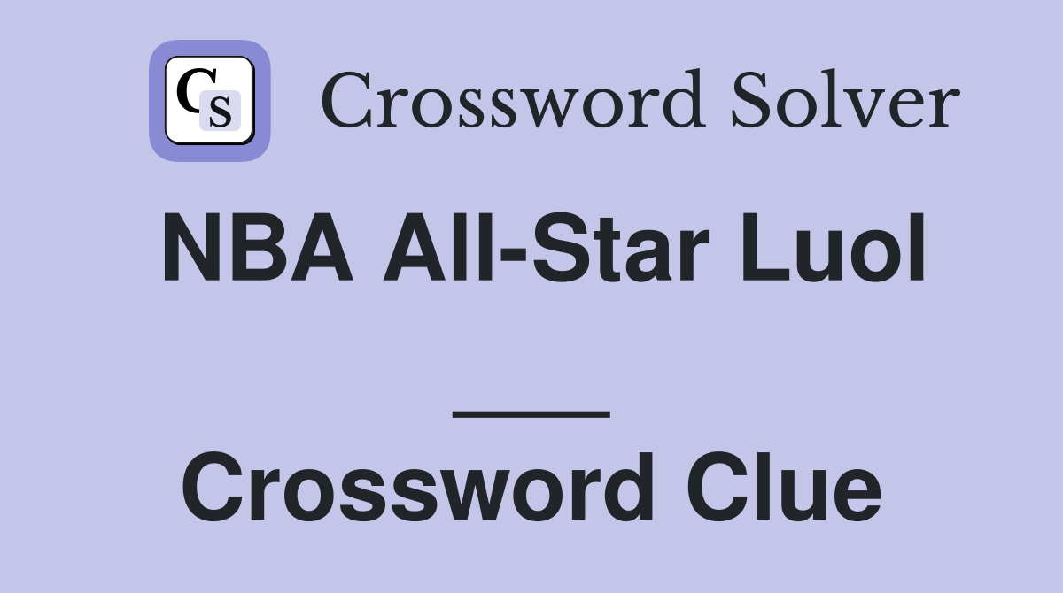 NBA All-Star Luol ___ Crossword Clue
