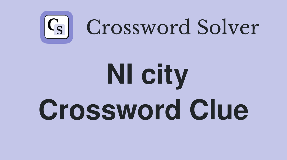 NI city Crossword Clue