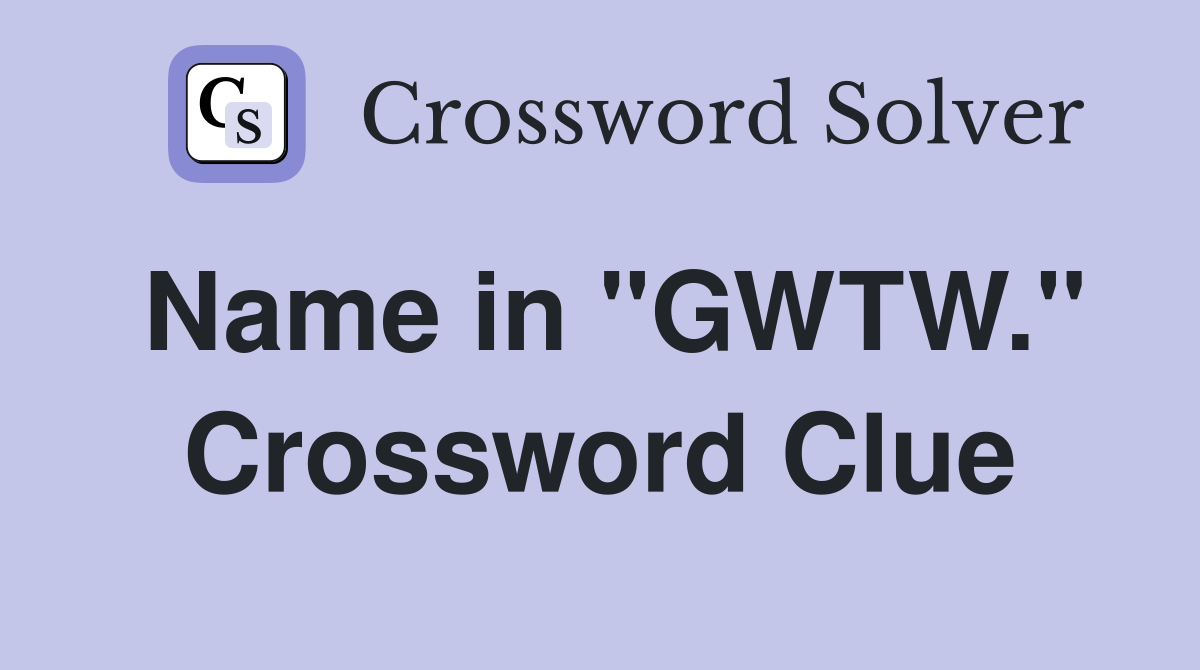 Name in "GWTW." Crossword Clue