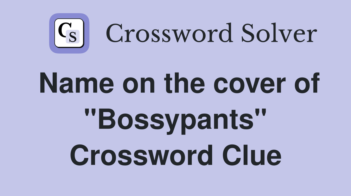 Name on the cover of "Bossypants" Crossword Clue