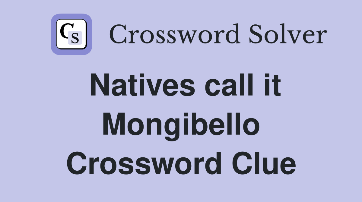 Natives call it Mongibello Crossword Clue