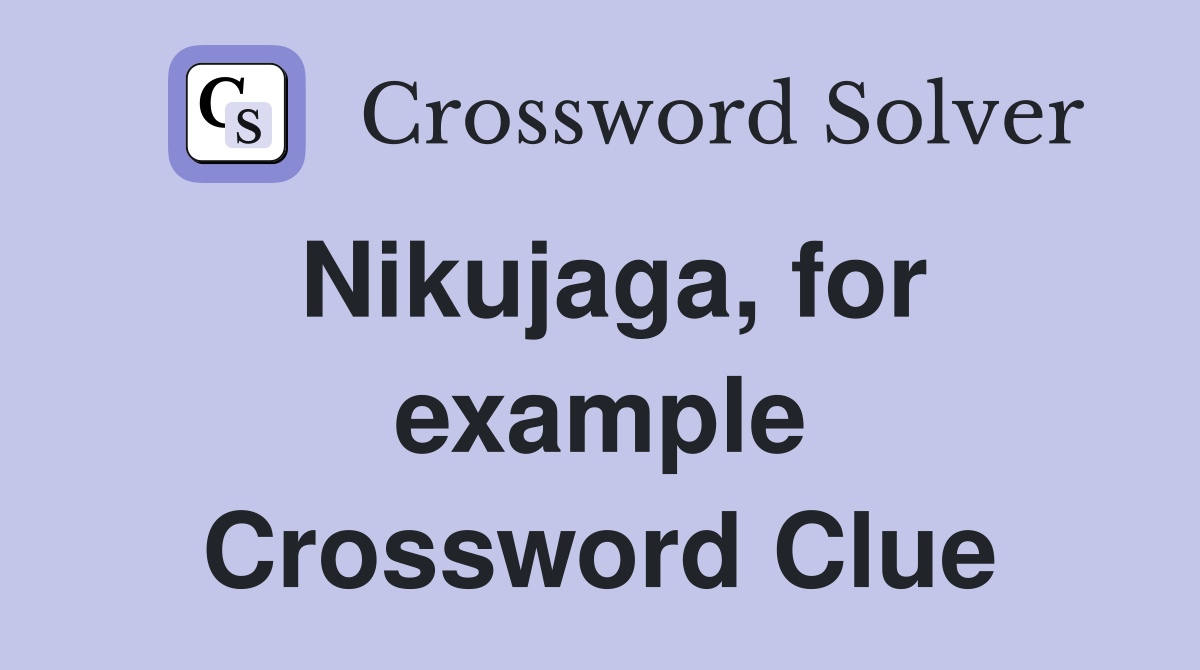 Nikujaga, for example Crossword Clue