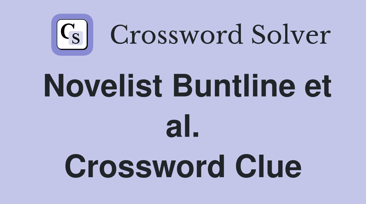 Novelist Buntline et al. Crossword Clue