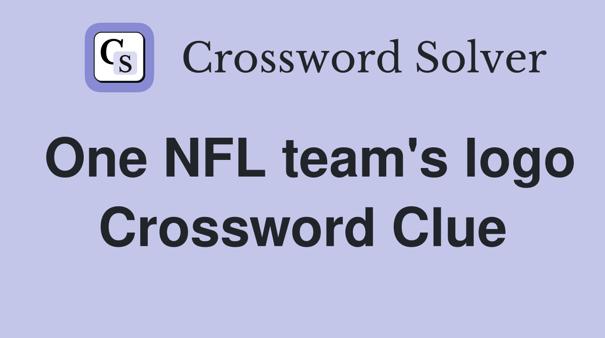 One NFL team's logo Crossword Clue
