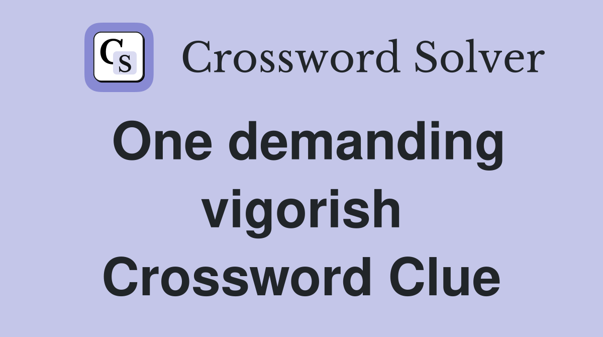 One demanding vigorish Crossword Clue