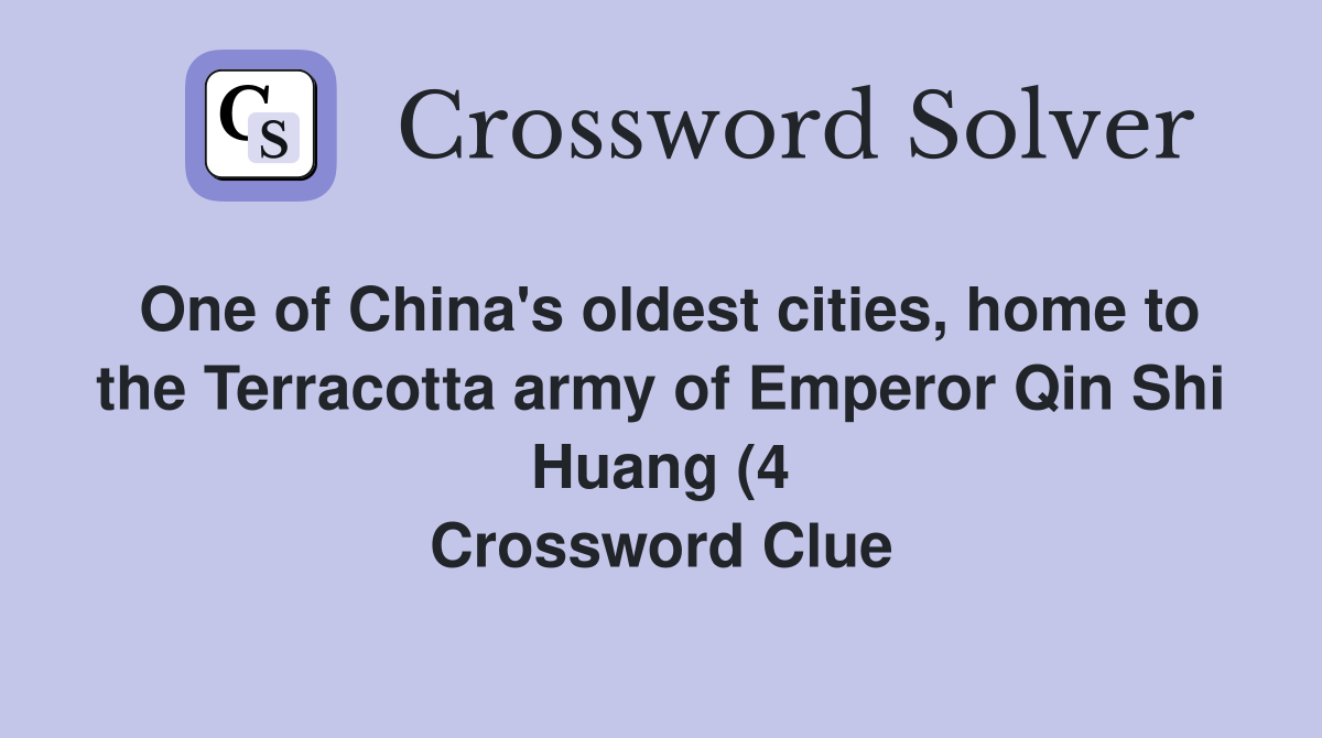 One of China #39 s oldest cities home to the Terracotta army of Emperor One of China #39 s oldest cities home to the Terracotta army of Emperor