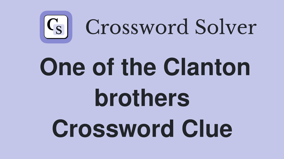 One of the Clanton brothers Crossword Clue
